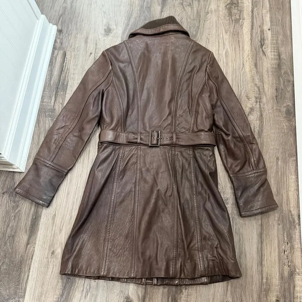 Jones-new-york Women's Brown Coat - Picture 5 of 6